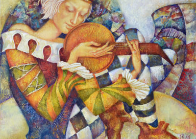 Minstrel's song. oil, canvas, 61x71 cm, 2016. In a private collection
