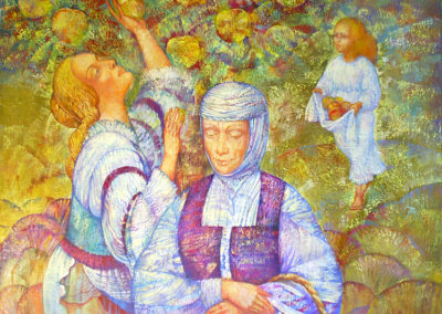 Garden. oil, canvas, 70x90 cm, 2008. In a private collection