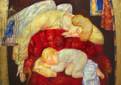 Dream. oil, canvas, acrylic, 60x80 cm, 2007. In a private collection