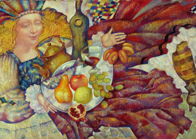 Generous soul. oil, canvas, 50x90 cm, 2006. For sale