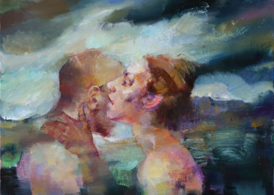Whisper. oil, canvas, 70x80 cm, 2018. For sale